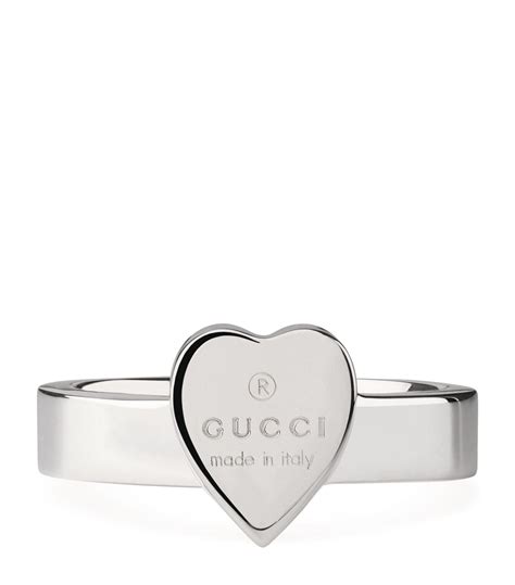 gucci crystal heart ring|gucci ghost ring price.